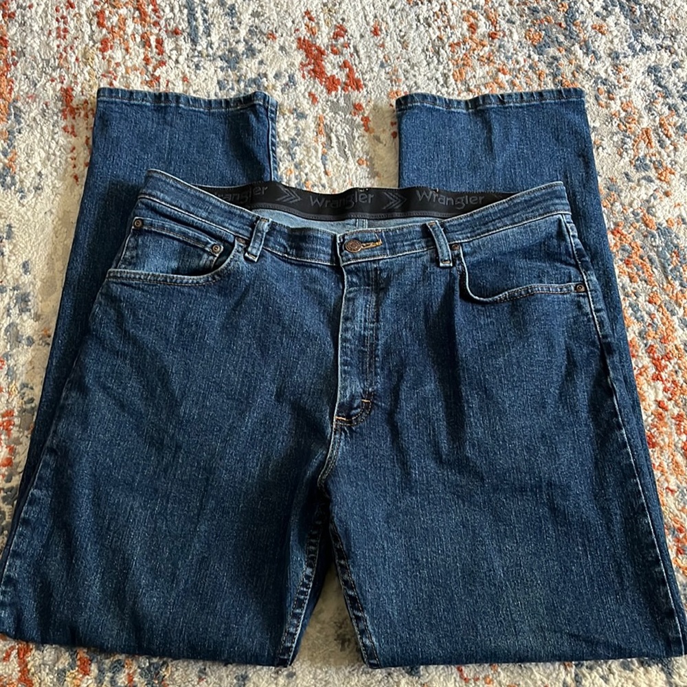 Mens wrangler jeans 36x32